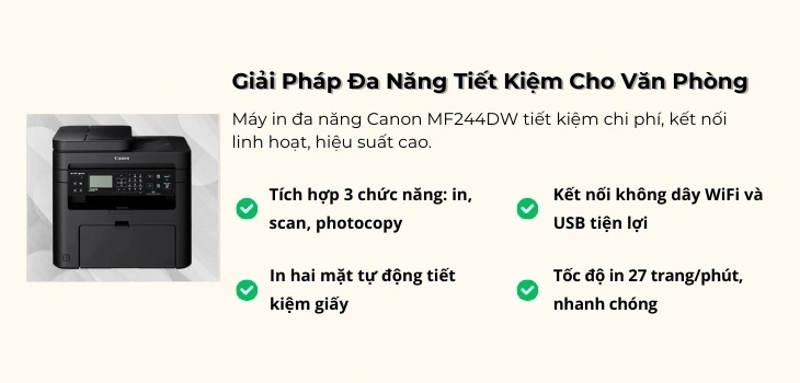 Đánh Giá Máy In Canon MF244DW